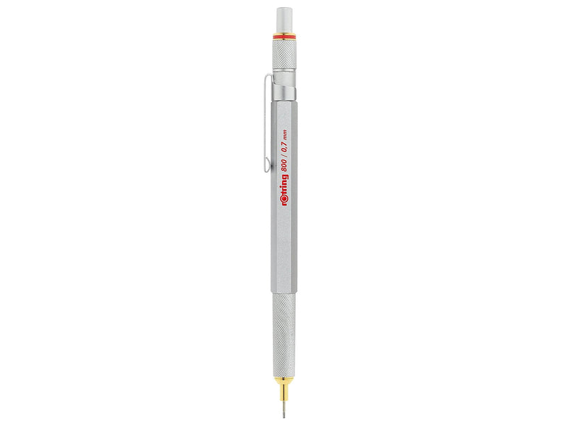 Rotring rOtring 800-Druckbleistift | 0,7 mm | Silberfarbener Schaft