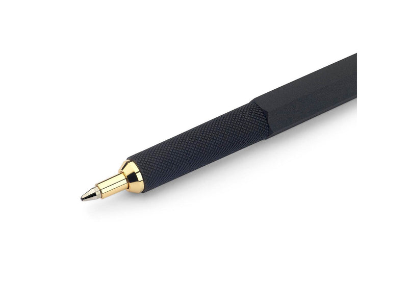 Rotring rOtring 800 Kugelschreiber | mittlere Spitze | Schwarze Tinte | Schwarze Schaft | nachfüllbar