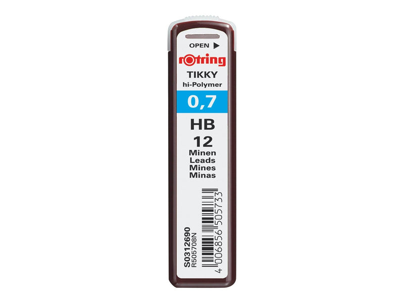 Rotring rOtring Nachfüllminen | 0,7 mm | HB | 12 Minen