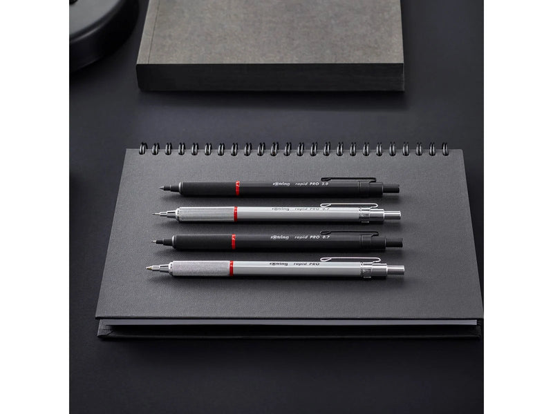 Rotring rOtring Rapid PRO Druckbleistift mit Einzug | 2,0 mm | Schwarz