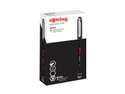 Rotring rOtring Rollerball Tintenroller | feine Spitze (0,7 mm) für saubere Linien | schwarze Tinte | 12 Stück
