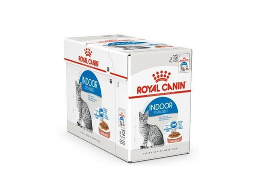 Royal Canin Indoor Sterilised in Gravy Sauce 85 g (12-Pack)