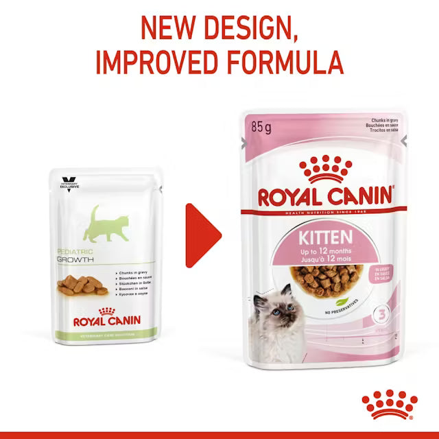 Royal Canin Kitten in Gravy 85g (12-Pack)