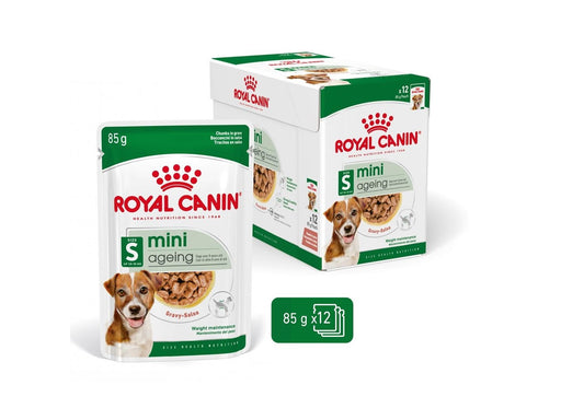 Royal Canin Mini Ageing Chunks in Gravy 85g (12-Pack)