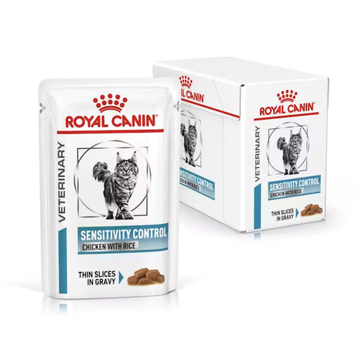 Royal Canin Sensitivity Control Chicken with Rice Thin Slices In Gravy 85g (12-Pack)