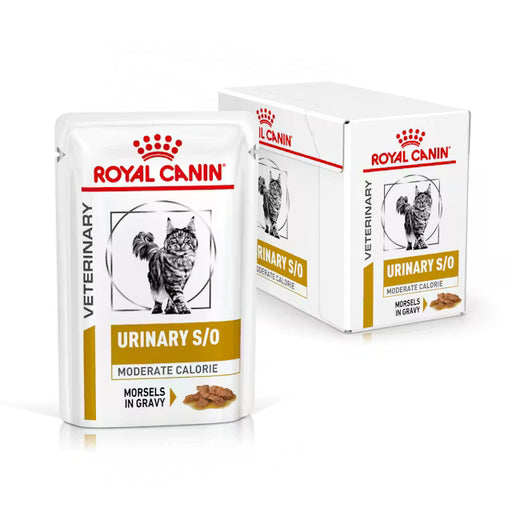Royal Canin Urinary S/O Moderate Calorie Morsels In Gravy 85g (12-Pack)