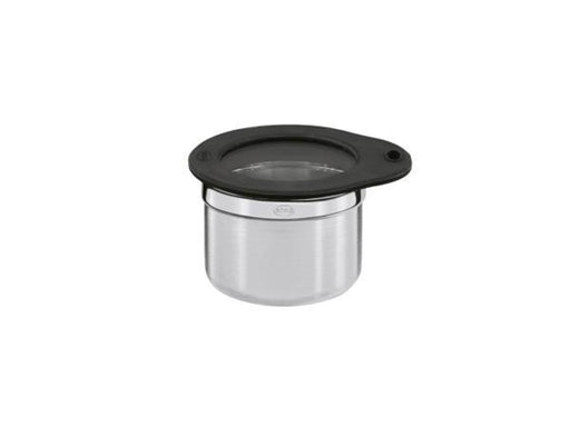 Rösle Storage canister 0.3 litres 8 x 6.5 cm Steel/Clear/Black