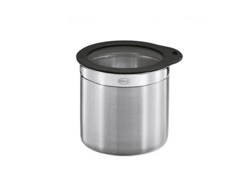 Rösle Storage canister 1.4 litres 12 x 12.5 cm Steel/Clear/Black