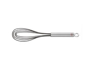 Rösle Whisk flat 27 cm Steel/Silicone