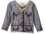 Rubies Little Tees Faux Real Toddlers Houndstooth Jacket