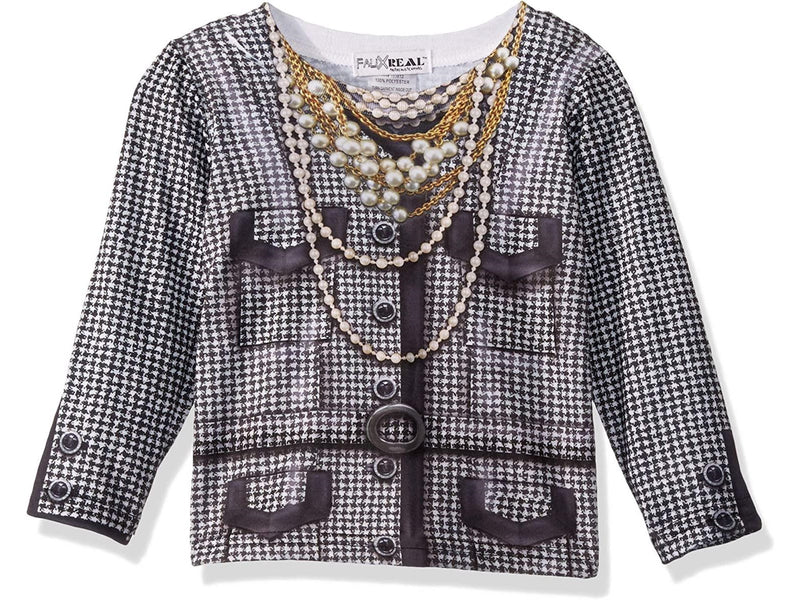 Rubies Little Tees Faux Real Toddlers Houndstooth Jacket