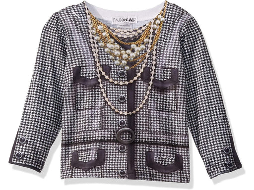 Rubies Little Tees Faux Real Toddlers Houndstooth Jacket