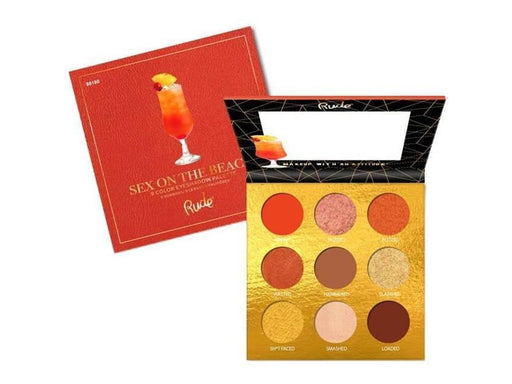 Rude Cosmetics Cocktail Party 9 Color Eyeshadow Palette 10g.– Sex on the Beach