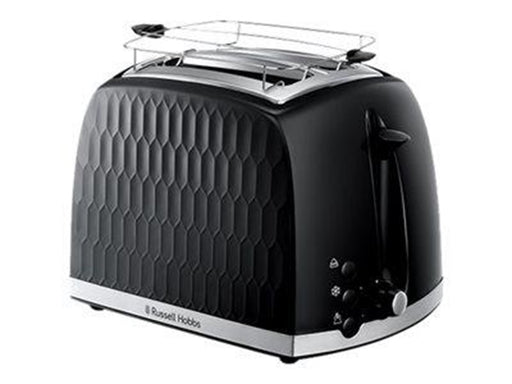Russell Hobbs Toaster Honeycomb Black 2 Slice