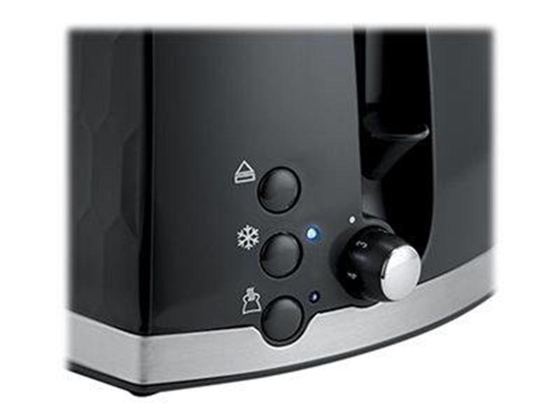 Russell Hobbs Toaster Honeycomb Black 2 Slice