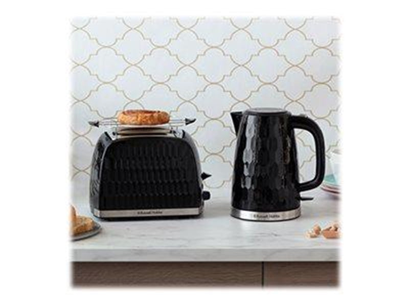 Russell Hobbs Toaster Honeycomb Black 2 Slice