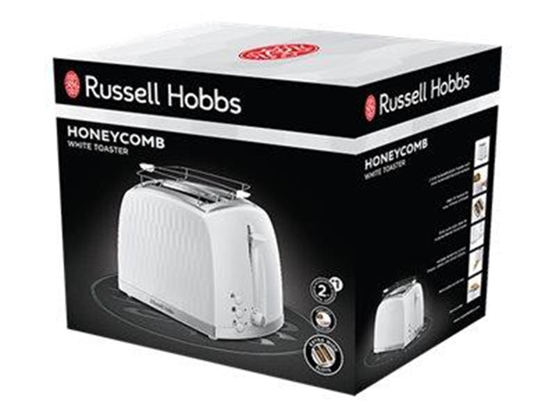 Russell Hobbs Toaster Honeycomb White
