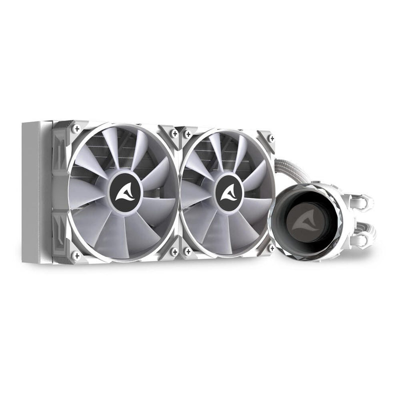 Sharkoon S80 RGB - White kompakte All-in-One-Wasserkühlung