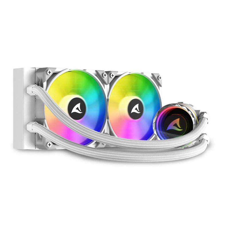 Sharkoon S80 RGB - White kompakte All-in-One-Wasserkühlung