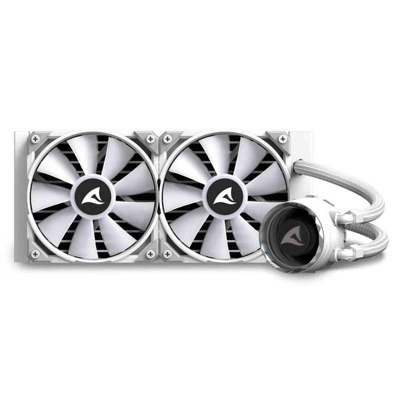 Sharkoon S80 RGB - White kompakte All-in-One-Wasserkühlung