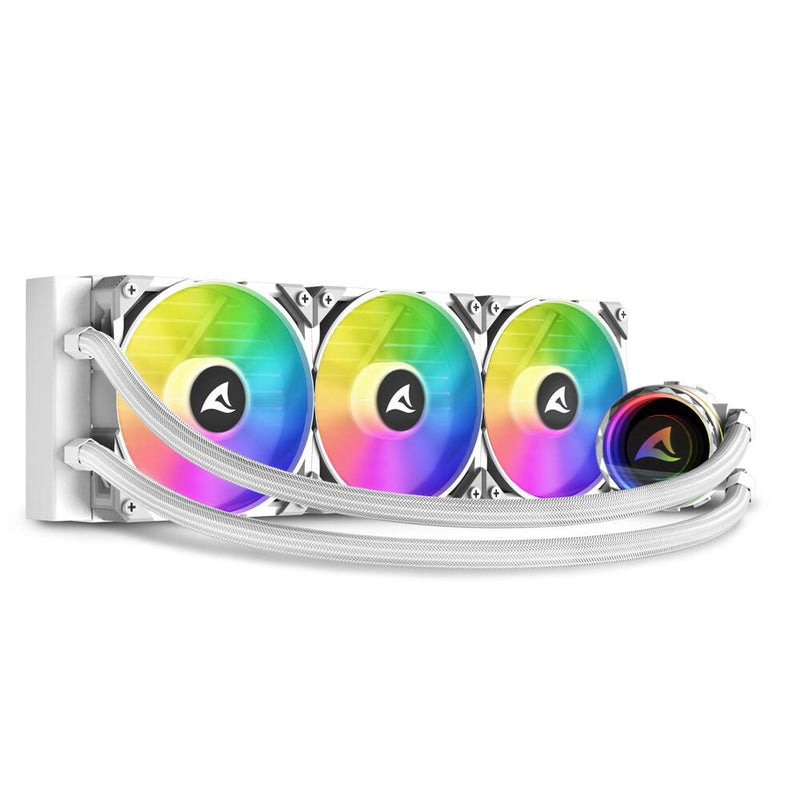 Sharkoon S90 RGB - White kompakte All-in-One-Wasserkühlung