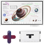 Samsung Flip Pro WM65B Flipchart 165cm 65 Zoll + Flip Pro Tray CY-TF65BBC + Samsung WMN-WM65R NoGap Wandhalterung
