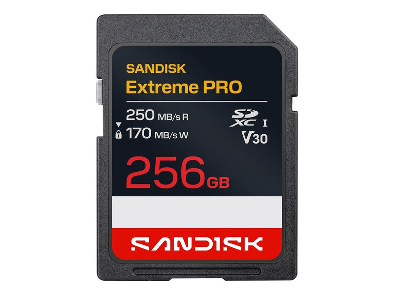 SANDISK Extreme PRO SD - 250MB/s - 256GB