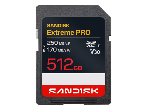 SANDISK Extreme PRO SD - 250MB/s - 512GB