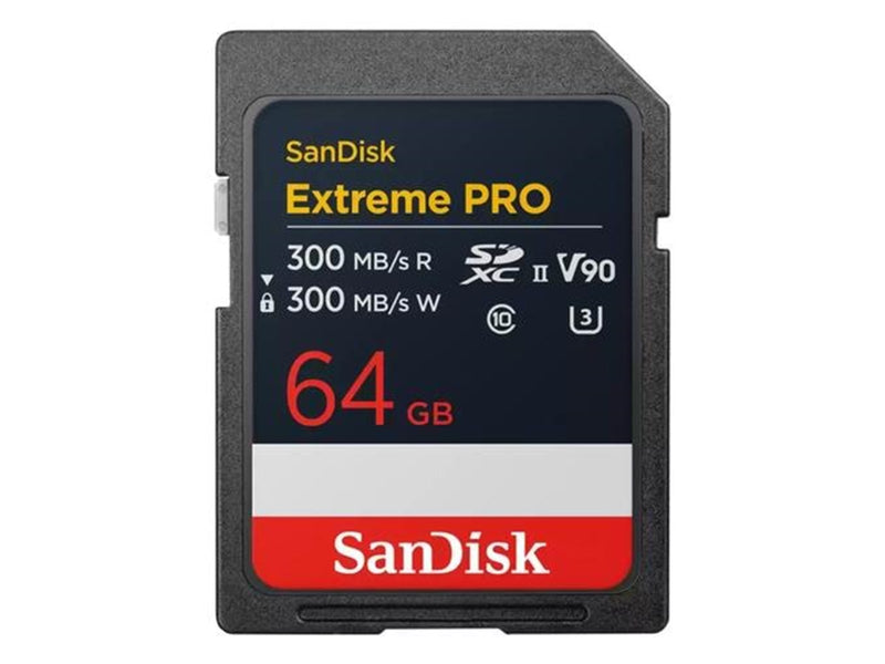 SANDISK Extreme PRO SD - 300MB/s - 64GB