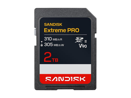 SANDISK Extreme PRO - flash memory card - 2 TB - SDXC UHS-II