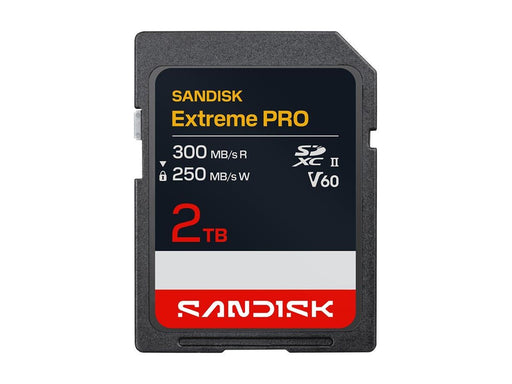 SANDISK Extreme PRO - flash memory card - 2 TB - SDXC UHS-II