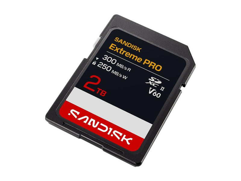 SANDISK Extreme PRO - flash memory card - 2 TB - SDXC UHS-II