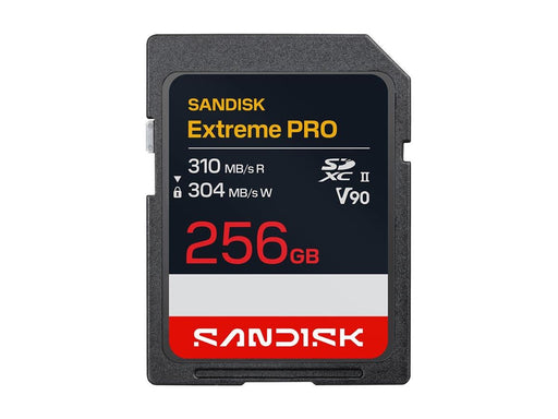 SANDISK Extreme PRO - flash memory card - 256 GB - SDXC UHS-II