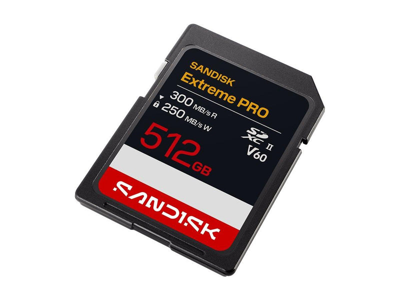 SANDISK Extreme PRO - flash memory card - 512 GB - SDXC UHS-II