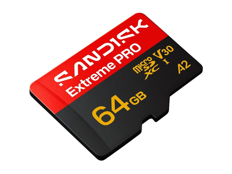 SANDISK Extreme PRO microSD/SD - 200MB/s - 64GB