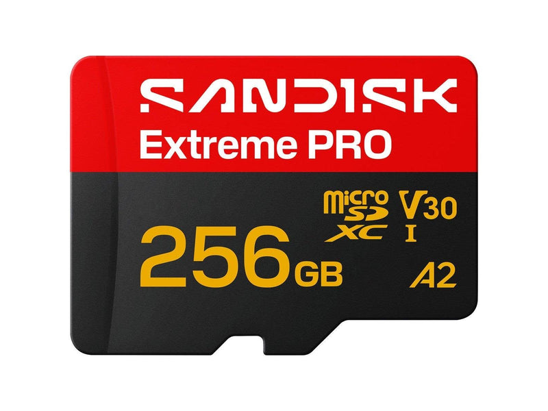 SANDISK Extreme PRO microSD/SD - 250MB/s - 256GB