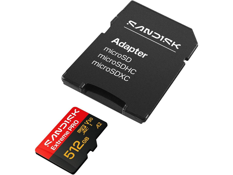 SANDISK Extreme PRO microSD/SD - 250MB/s - 512GB