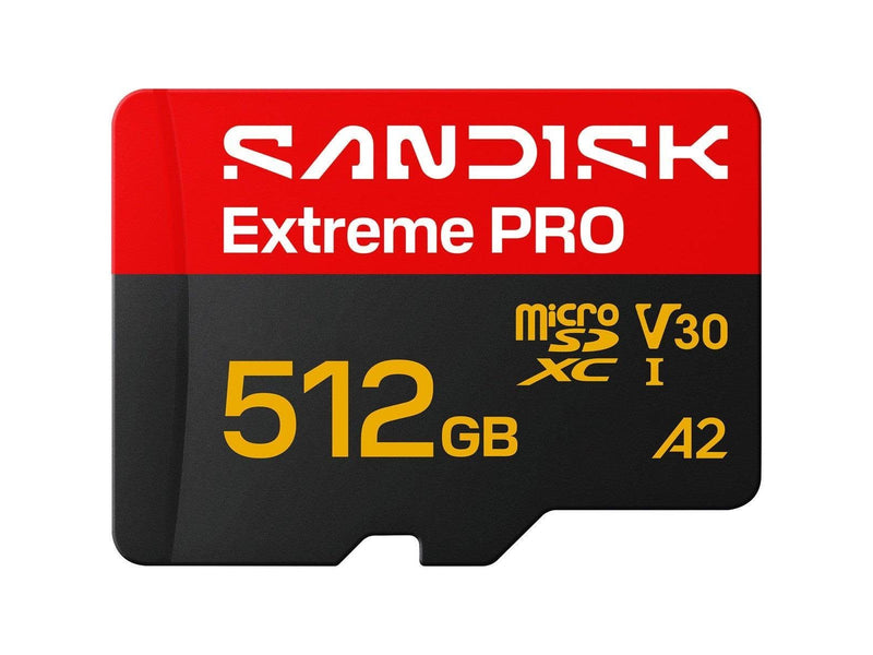 SANDISK Extreme PRO microSD/SD - 250MB/s - 512GB