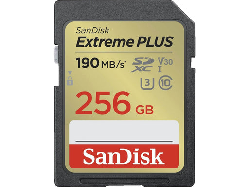 SANDISK Extreme Plus SD - 190MB/s - 256GB
