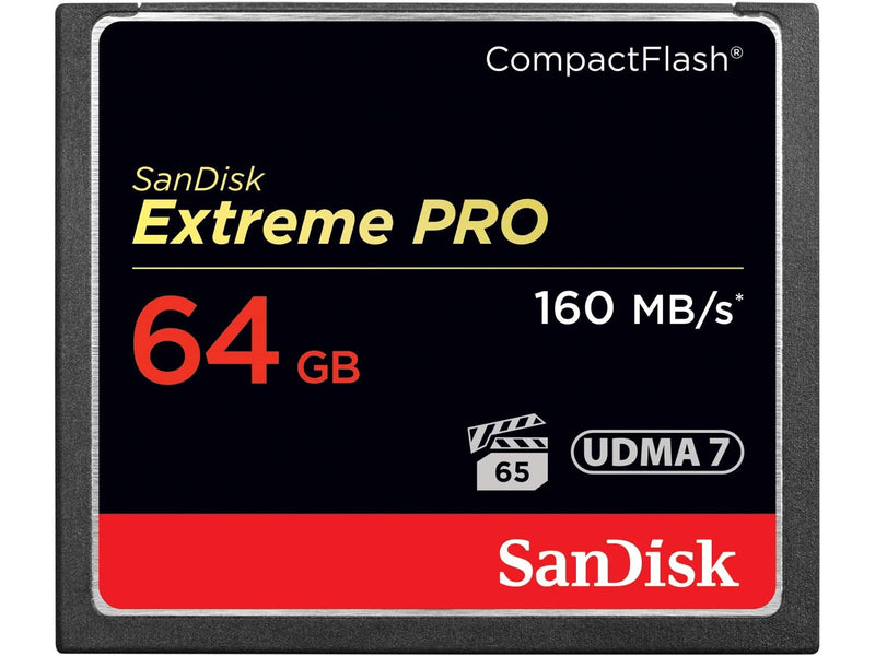 SANDISK Extreme Pro CF - 160MB/s - 64GB
