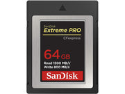 SANDISK Extreme Pro CFexpress - 1700MB/s - 64GB
