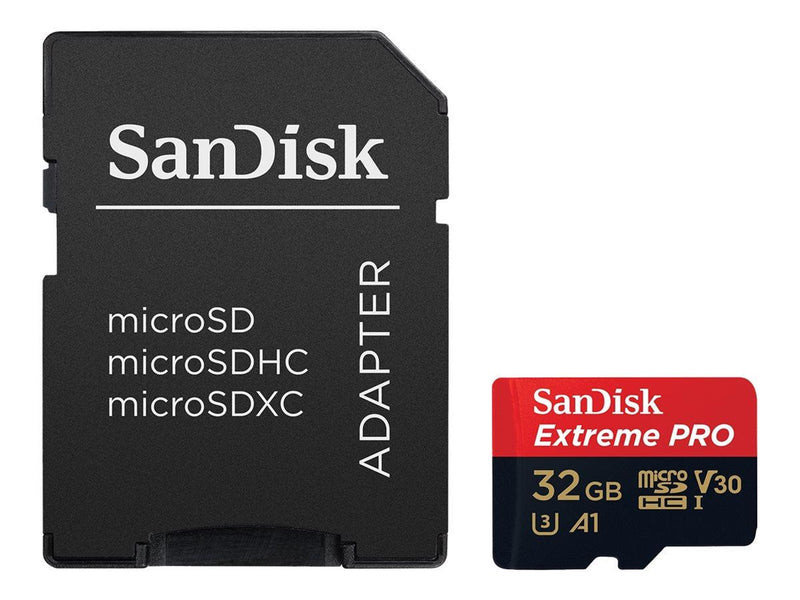 SANDISK Extreme Pro microSD/SD - 100MB/s - 32GB