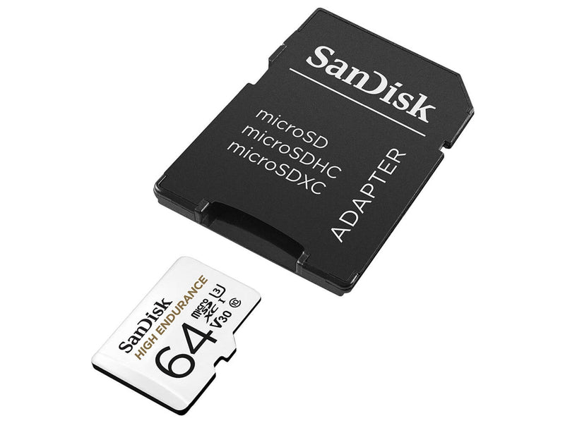 SANDISK High Endurance microSD/SD - 100MB/s - 64GB
