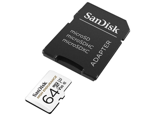 SANDISK High Endurance microSD/SD - 100MB/s - 64GB