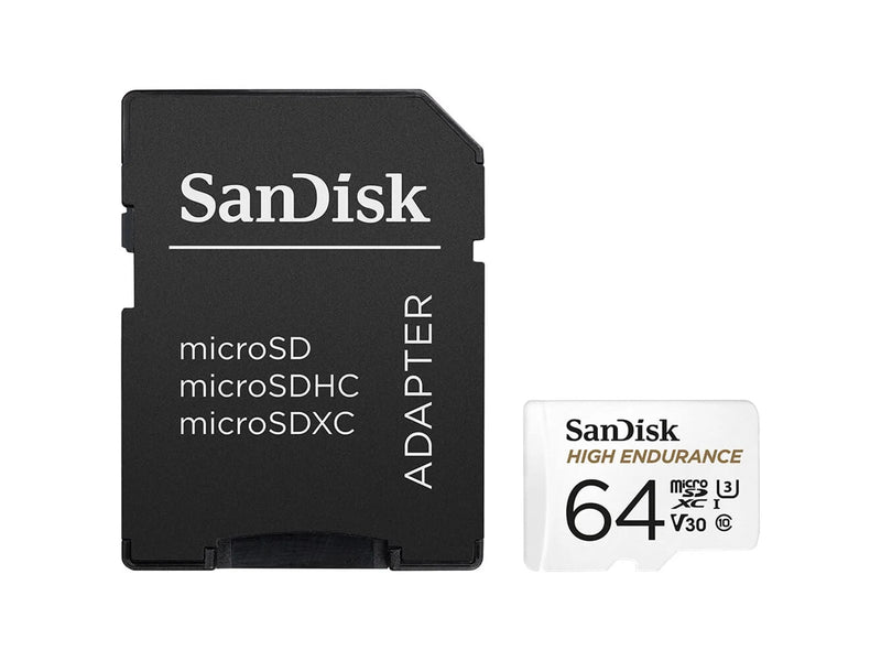SANDISK High Endurance microSD/SD - 100MB/s - 64GB