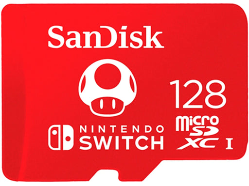 SANDISK Nintendo Switch microSD - 100MB/s - 128GB - Mario edition