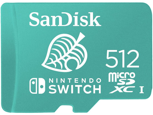 SANDISK Nintendo Switch microSD - 100MB/s - 512GB - Animal Crossing edition