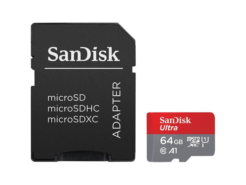SANDISK Ultra microSD/SD - 140MB/s - 64GB