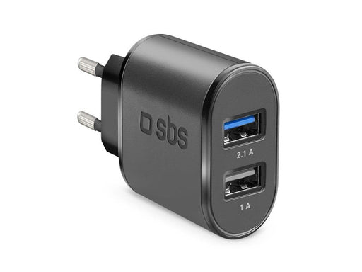 SBS 3100 mAh Charger - 2.1A + 1A - Black