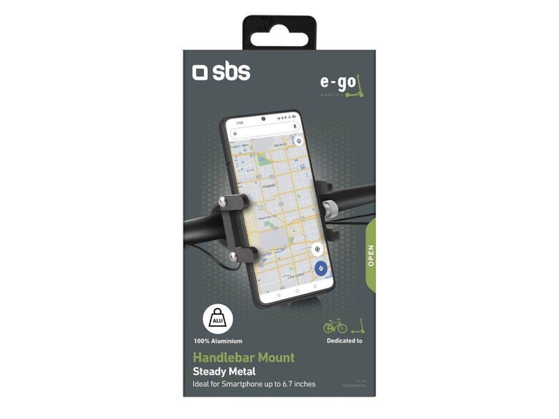 SBS Aluminium Phone Holder for Bicycles Scooters or Baby Strollers